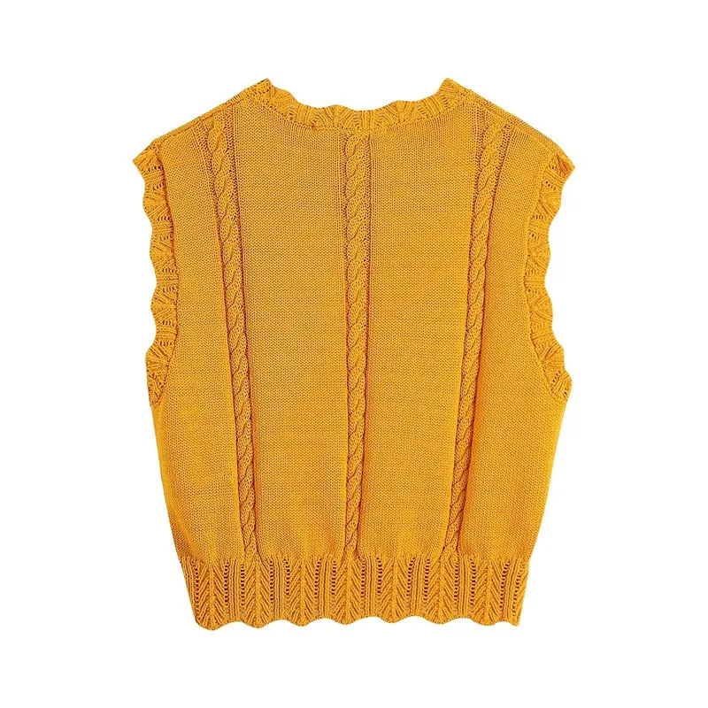 FLORAL EMBROIDERY VEST