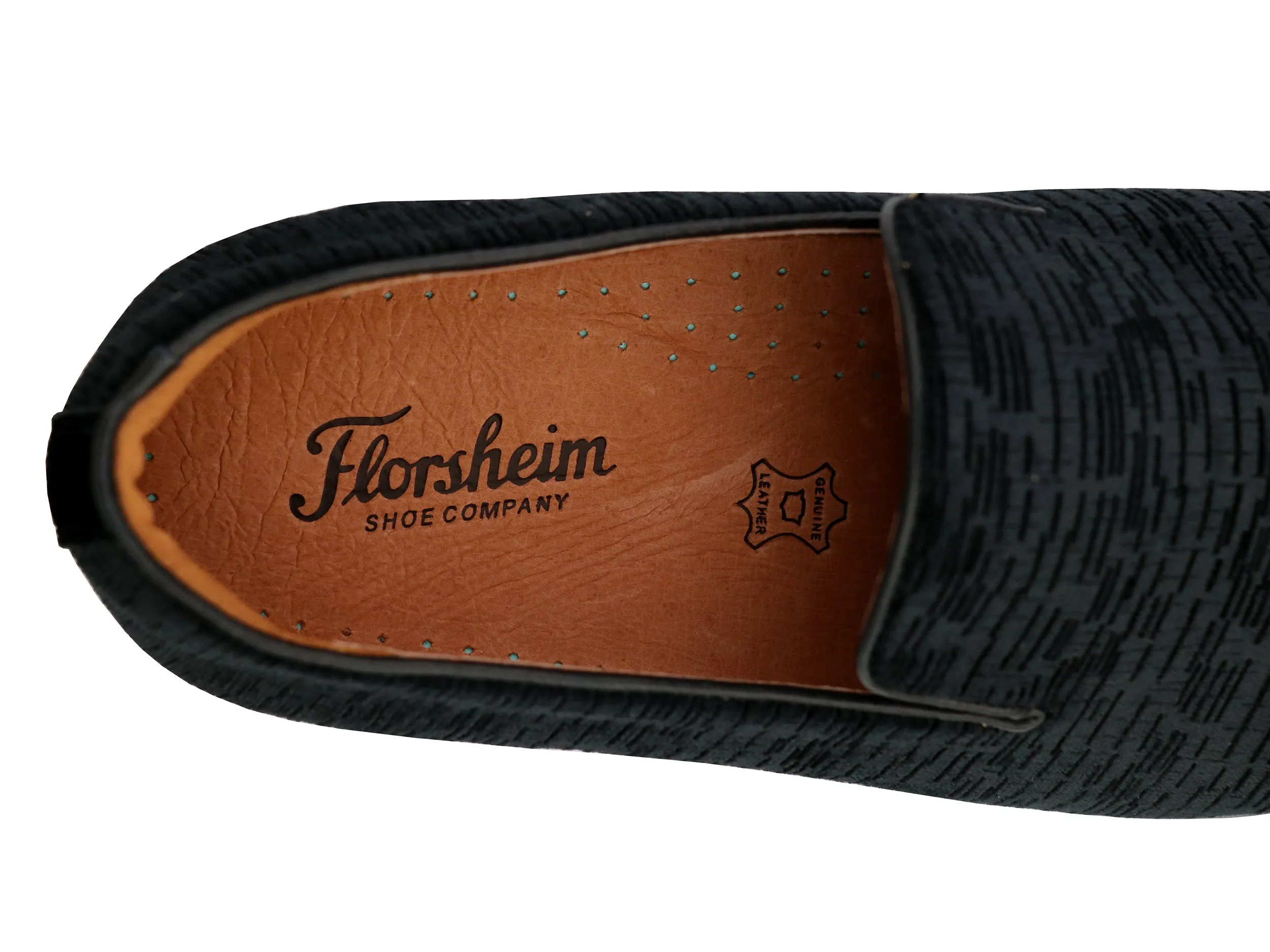 Florsheim 36446 Young Men's Shoes - Postino - Velvet - Black