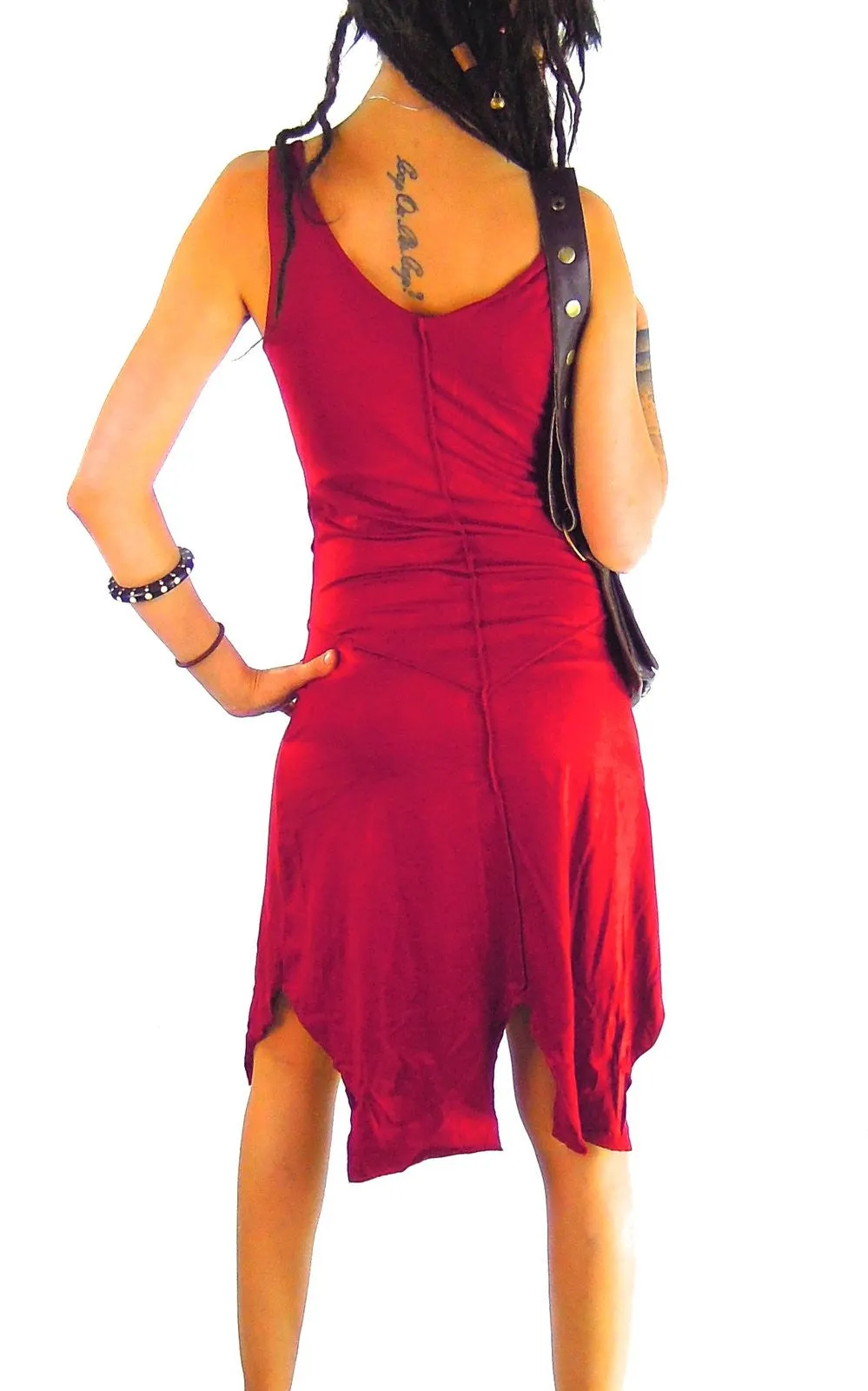 Pixie dress  Asymmetric Midi