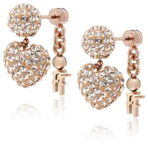 Rose Bling Chic Earrings