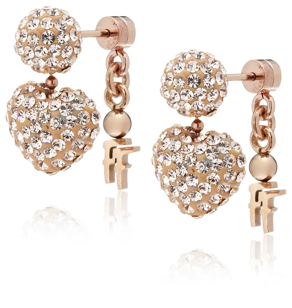 Rose Bling Chic Earrings