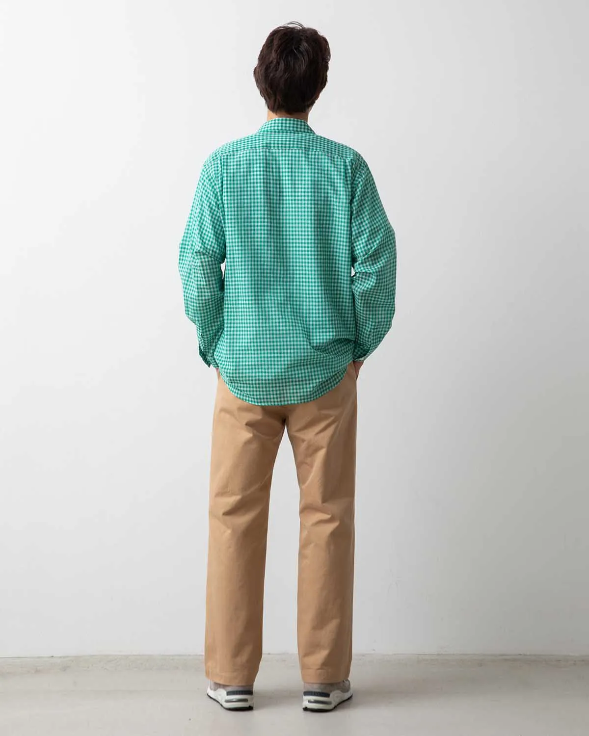 WASHED FINX CHINO BELTED PANTS