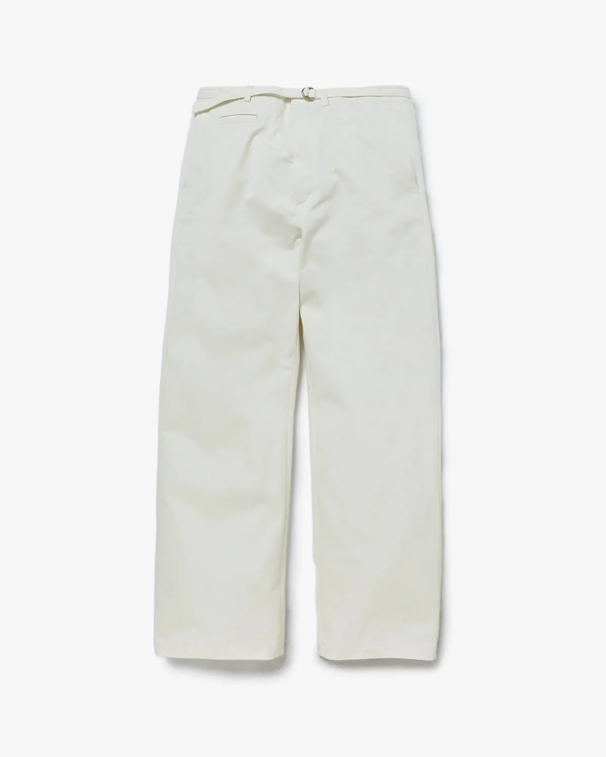 WASHED FINX CHINO BELTED PANTS