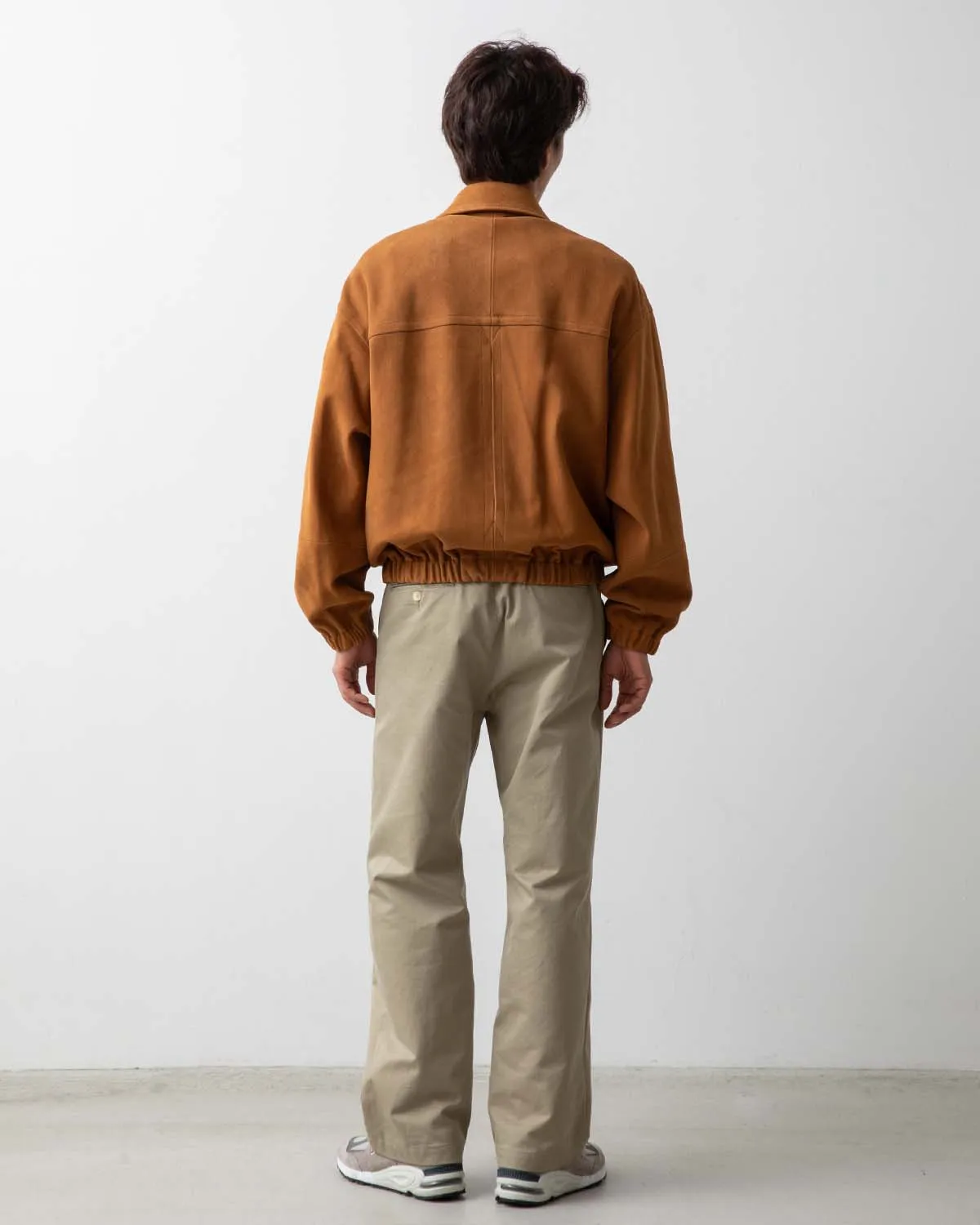 WASHED FINX CHINO BELTED PANTS